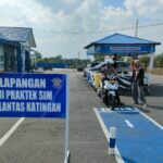 Satlantas Polres Katingan, Wajibkan Ikuti Uji Praktek Untuk Pemohon SIM