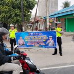 Masih Operasi Zebra Telabang 2023 Polres Katingan Tetap Sosialisasi ke Pengguna Jalan